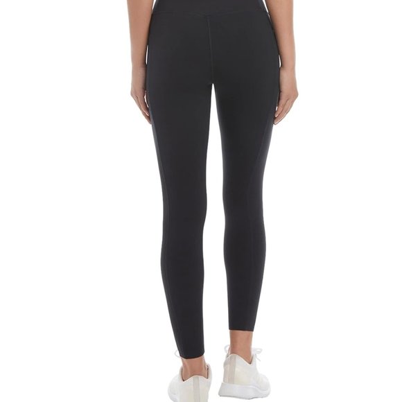 NWT Danskin Women Bonded High Rise Conture Leggings Black Salt Sz S $60 EE276 - Picture 2 of 3